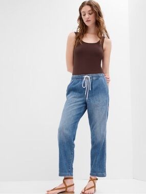 GAP Denim Easy Jean XL light wash pull on pants